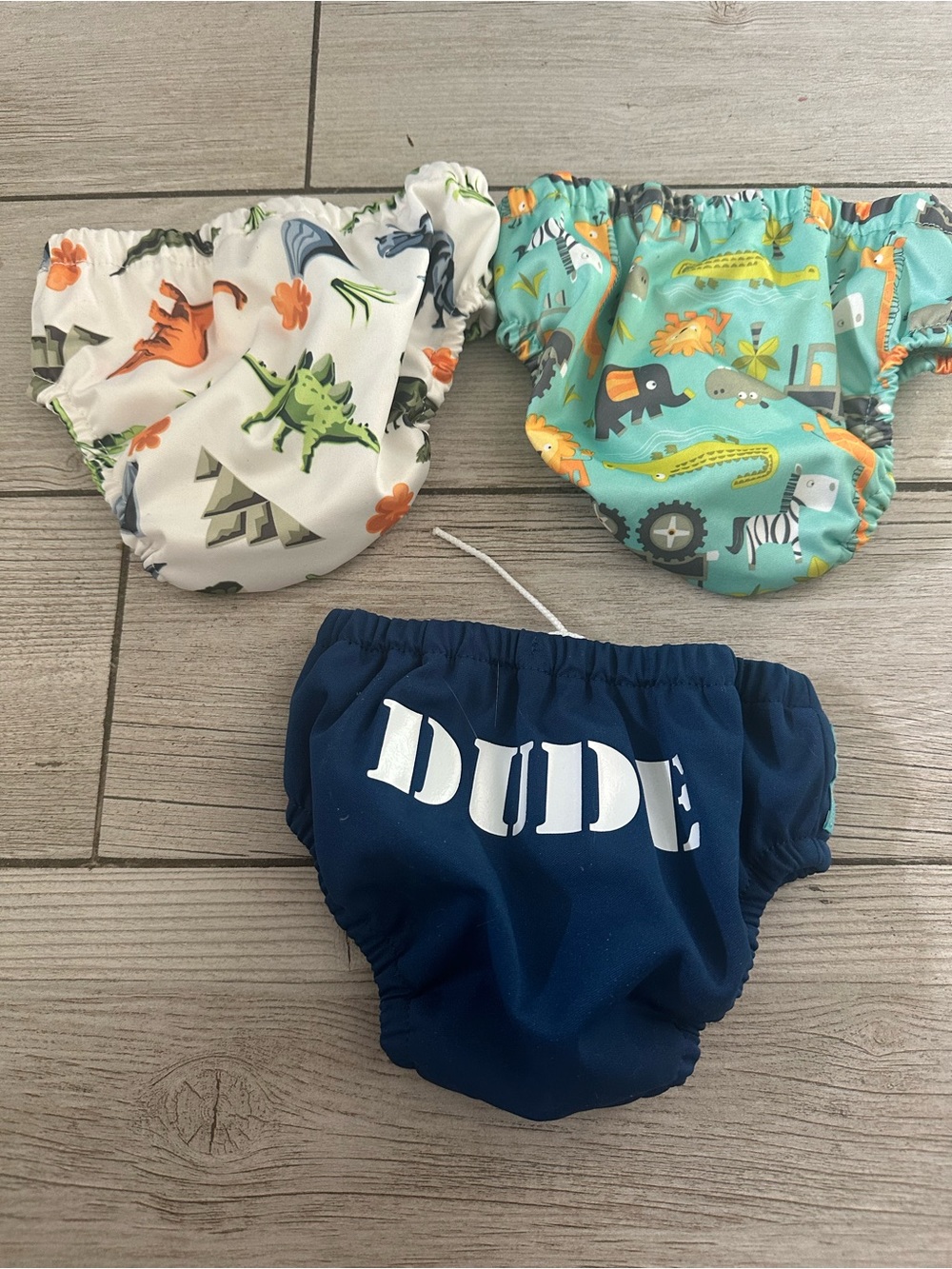 3 Charlie banana reusable swim diaper/covers size large 22-34lbs